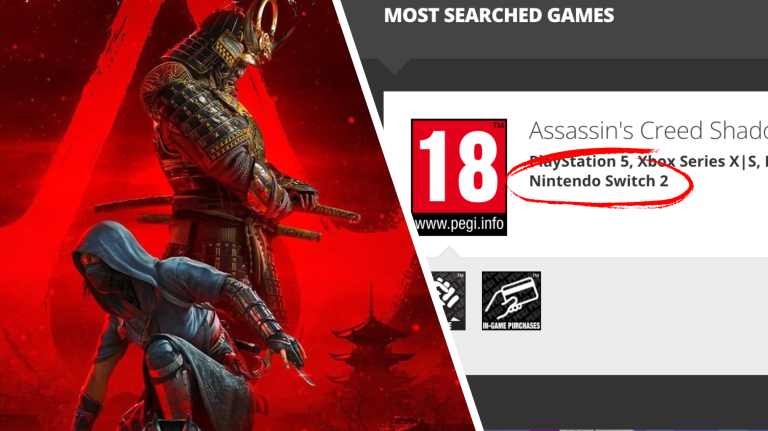 PEGI website leak suggests Assassin's Creed Shadows is coming to Nintendo Switch 2